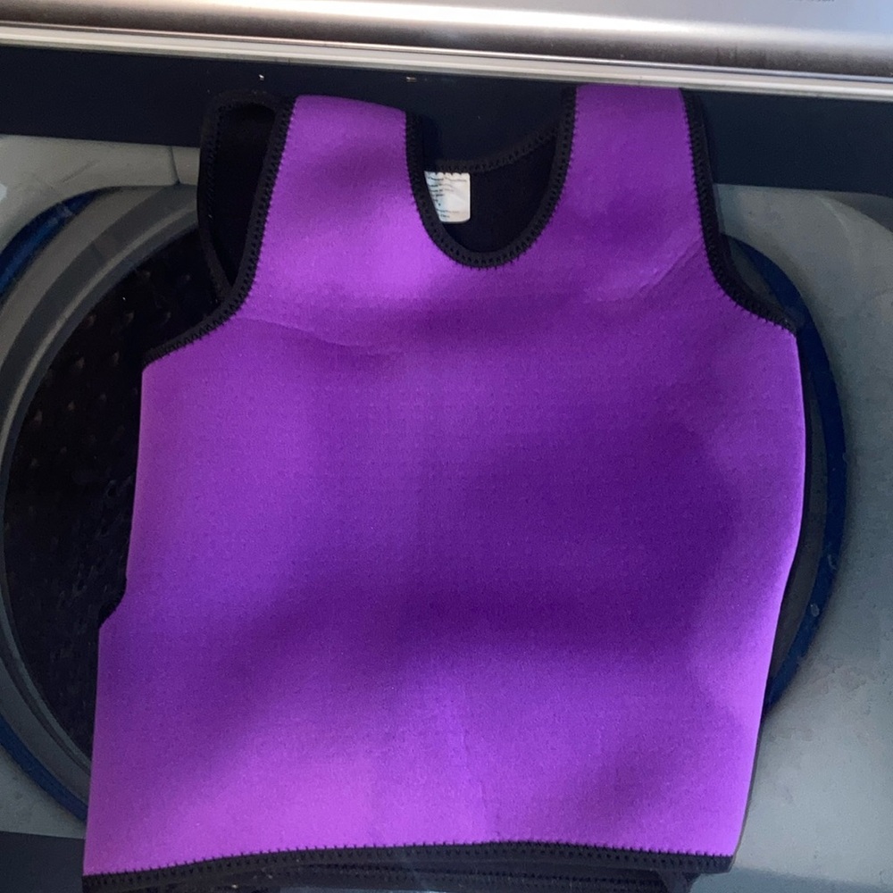 Hug Vest, Adjustable; Child Size Small; Purple and Black
